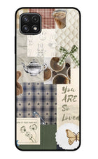 Cookie Samsung A22 5G Glass Case