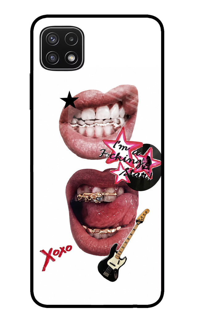 Rockstar Samsung A22 5G Glass Case