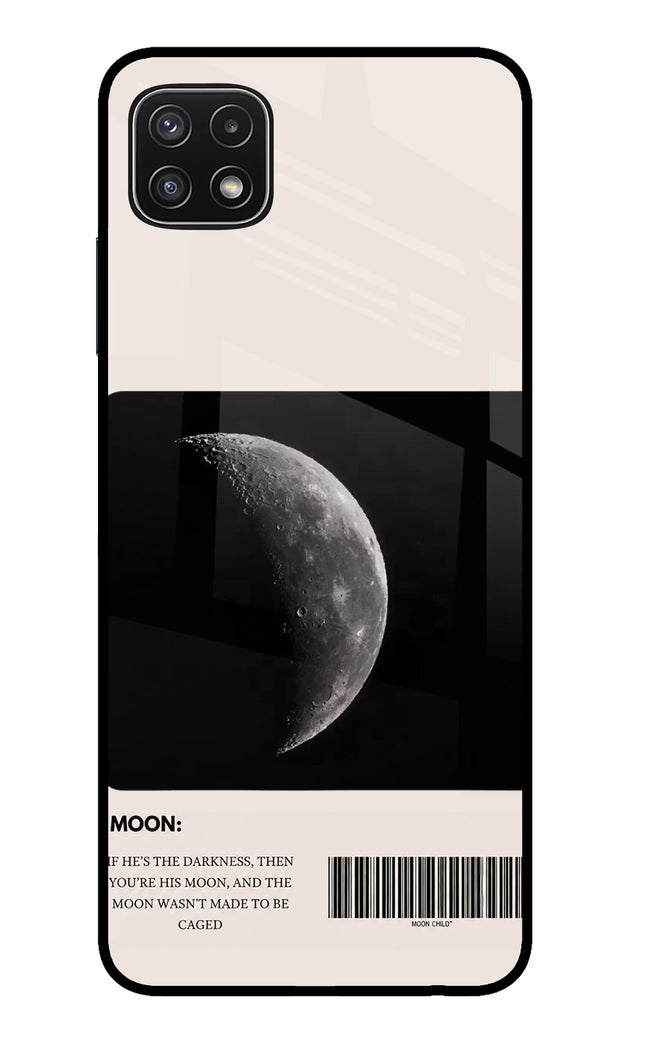 Moon Phase Samsung A22 5G Glass Case