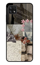 Midnight Sky Samsung A22 5G Glass Case