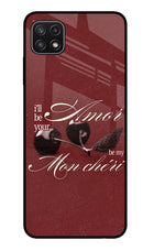 Velvet Cherry Samsung A22 5G Glass Case
