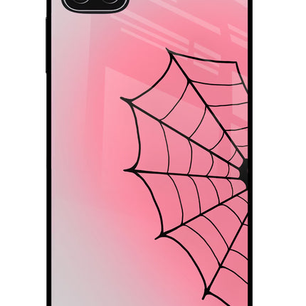 Pink Web Samsung A22 5G Glass Case