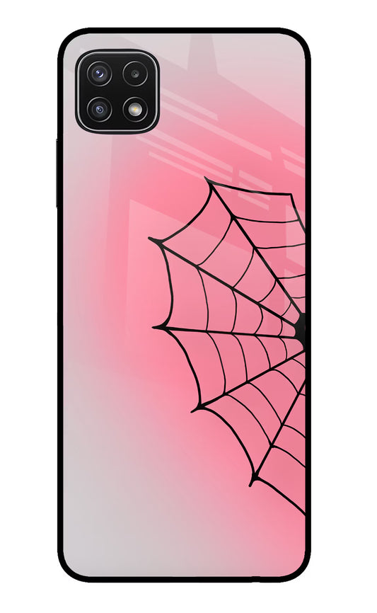 Pink Web Samsung A22 5G Glass Case