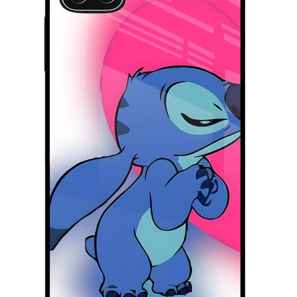 Stitch Hug Samsung A22 5G Glass Case
