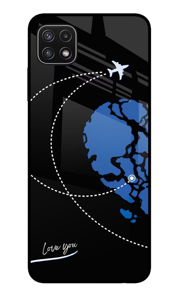 Love Orbit Samsung A22 5G Glass Case