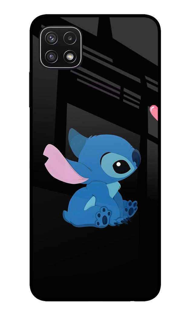 Stitch Crush Samsung A22 5G Glass Case