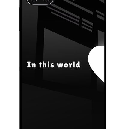 This World Samsung A22 5G Glass Case