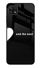 Next World Samsung A22 5G Glass Case