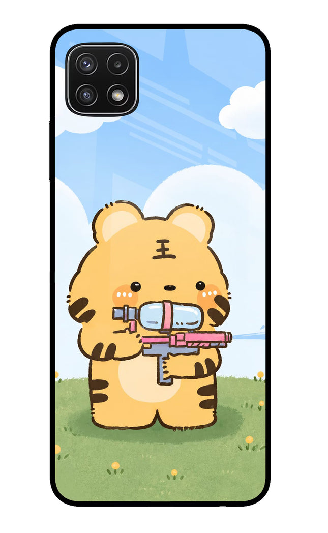 Tiger Treat Samsung A22 5G Glass Case