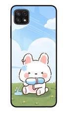 Bunny Treat Samsung A22 5G Glass Case