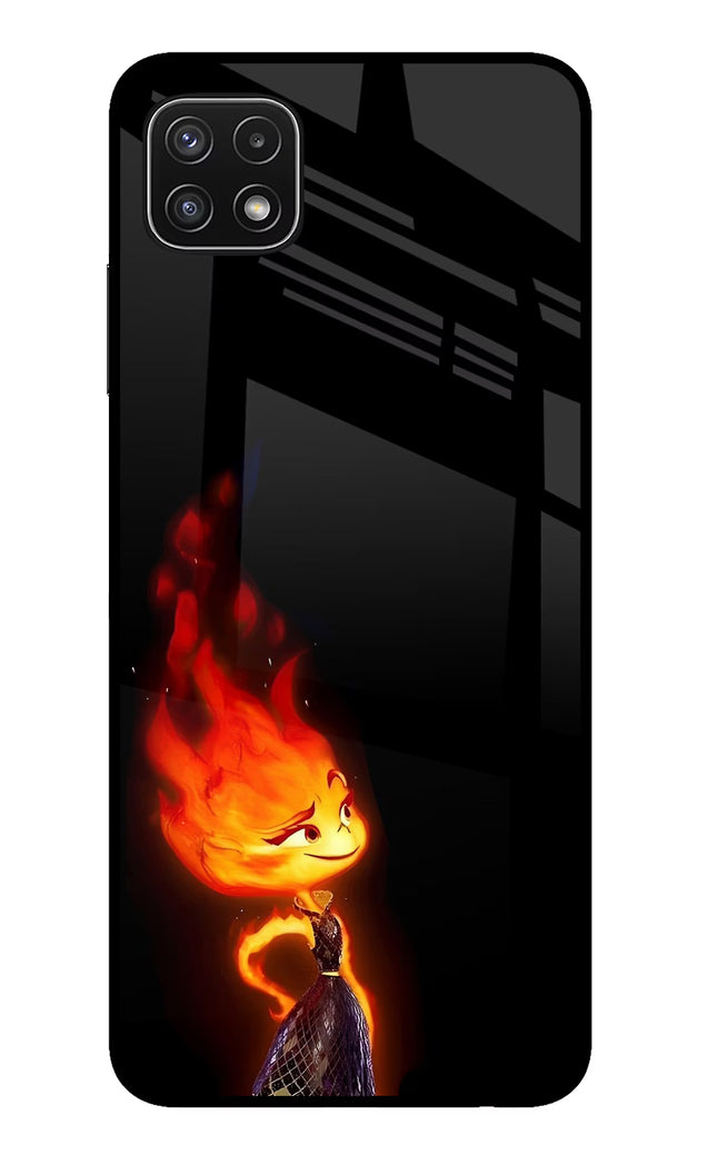 Ember Flame Samsung A22 5G Glass Case