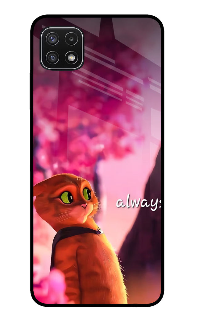 Always Cat Samsung A22 5G Glass Case