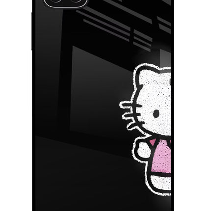 Kitty Charm Samsung A22 5G Glass Case
