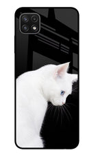 Snow Gaze Samsung A22 5G Glass Case