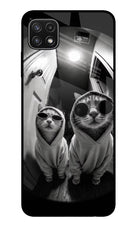 Hood Cats Samsung A22 5G Glass Case