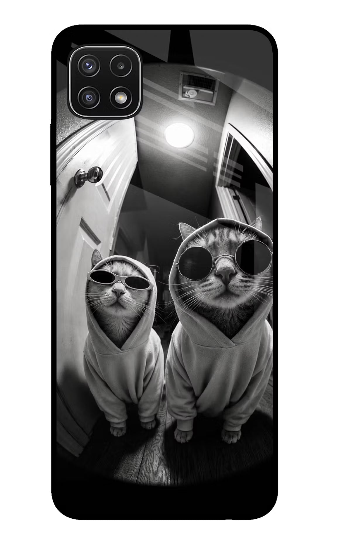 Hood Cats Samsung A22 5G Glass Case