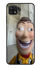 Side Eye Woody Samsung A22 5G Glass Case