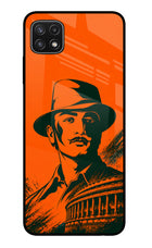 Bhagat Singh Legacy Samsung A22 5G Glass Case