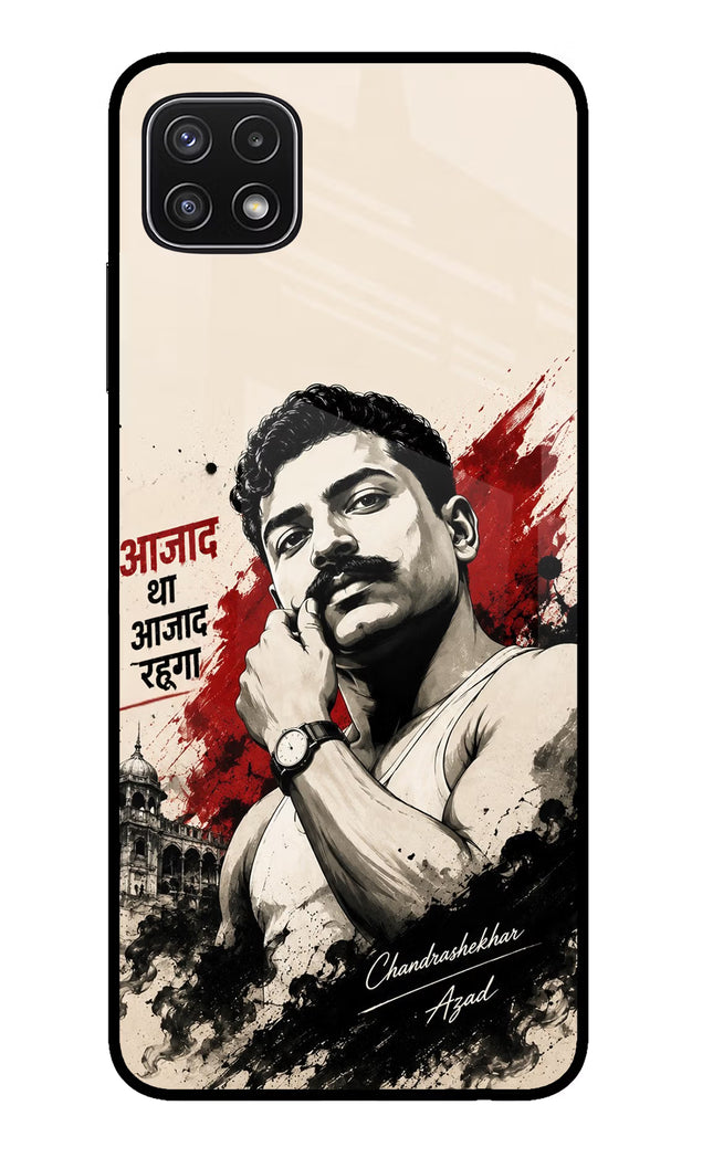 Chandrashekhar Azad Fearless Samsung A22 5G Glass Case