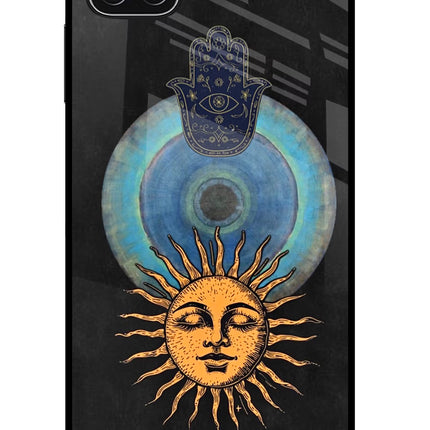 Divine Sun Samsung A22 5G Glass Case Back Cover by Casekaro