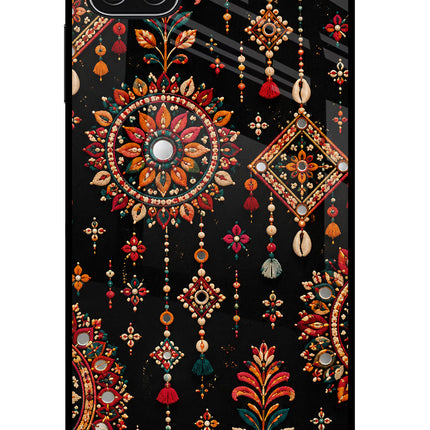 Boho Noir Samsung A22 5G Glass Case