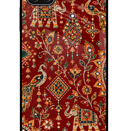 Laal Riwaaz Samsung A22 5G Glass Case