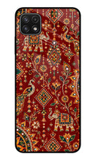 Laal Riwaaz Samsung A22 5G Glass Case