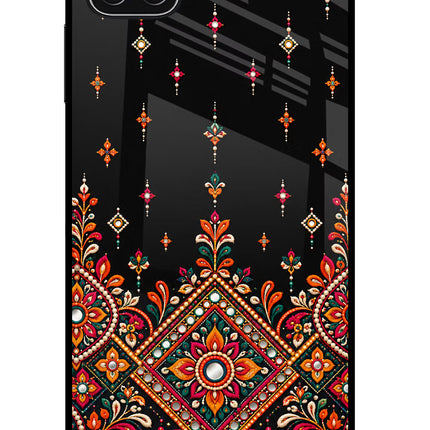 Noir Mehfil Samsung A22 5G Glass Case