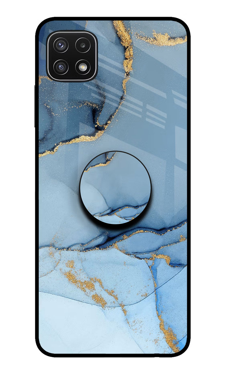Blue Marble Samsung A22 5G Pop Case, Glass case