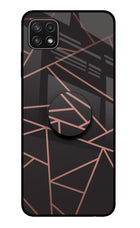 Geometric Pattern Samsung A22 5G Glass Case
