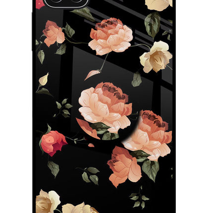 Flowers Samsung A22 5G Glass Case