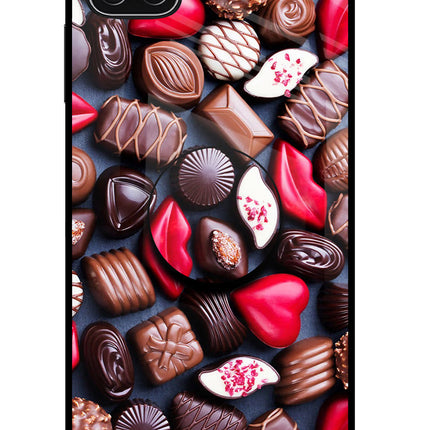 Chocolates Samsung A22 5G Glass Case