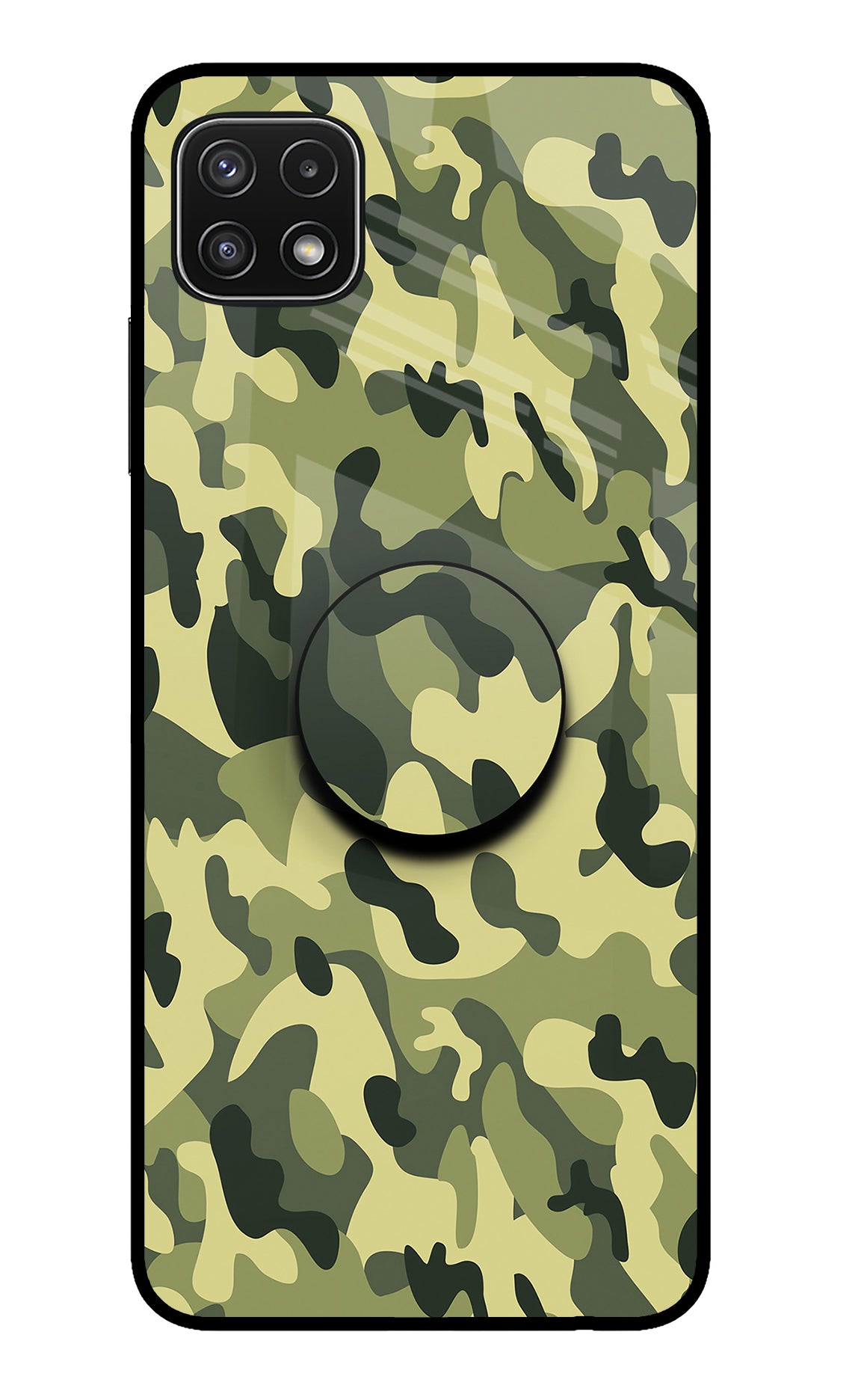 Camouflage Samsung A22 5G Pop Case