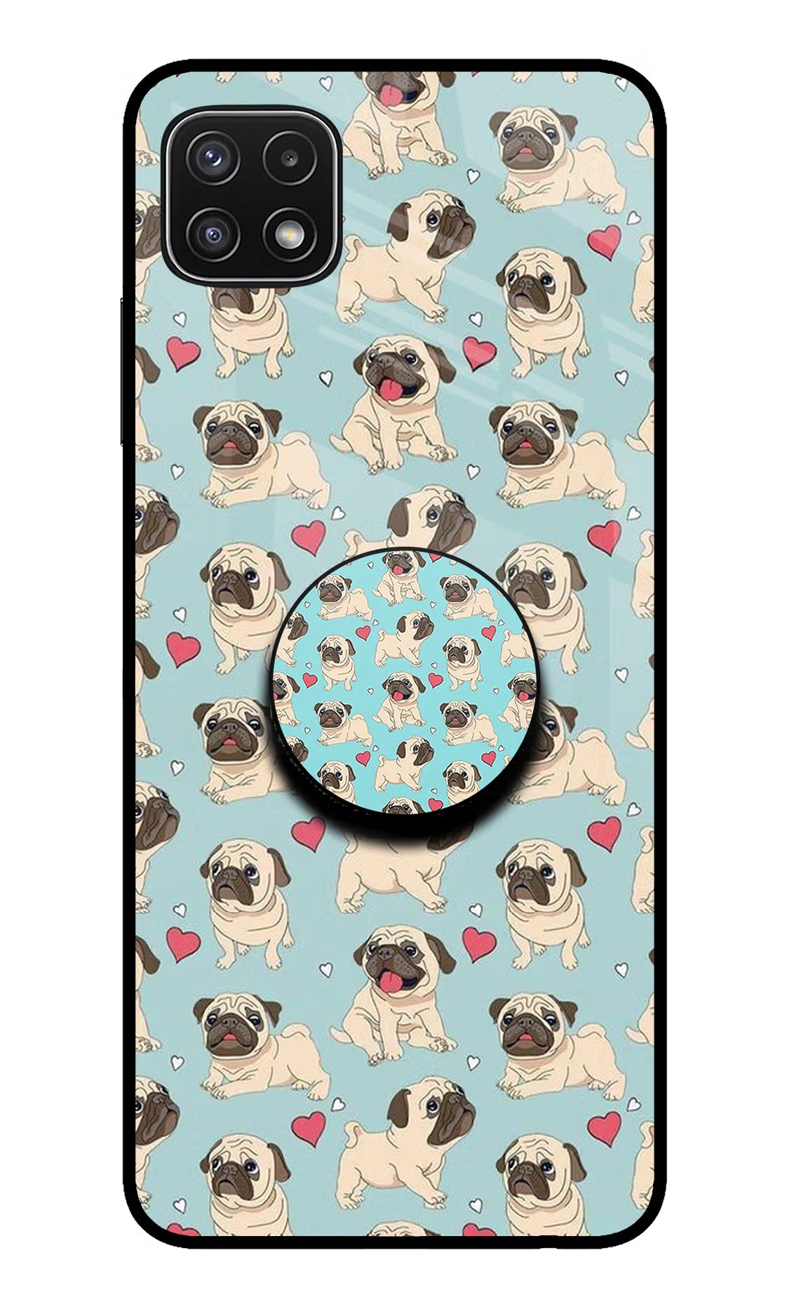 Pug Dog Samsung A22 5G Pop Case by Casekaro