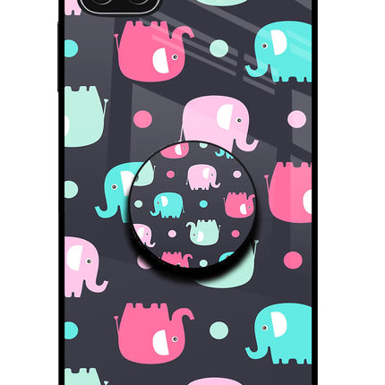 Baby Elephants Samsung A22 5G Glass Case