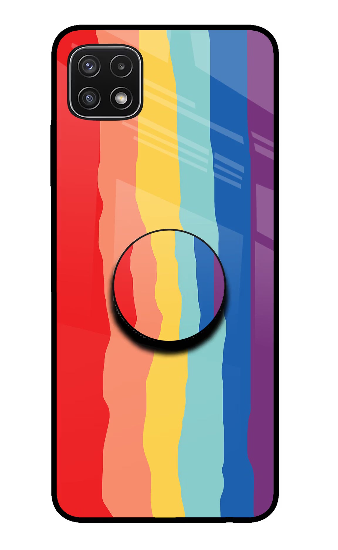 Rainbow Samsung A22 5G Pop Case by Casekaro
