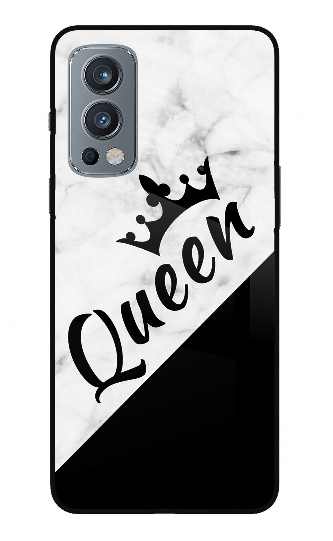Queen OnePlus Nord 2 5G Glass Case