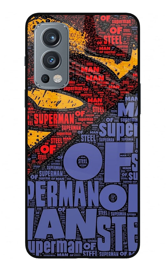 Superman OnePlus Nord 2 5G Glass Case