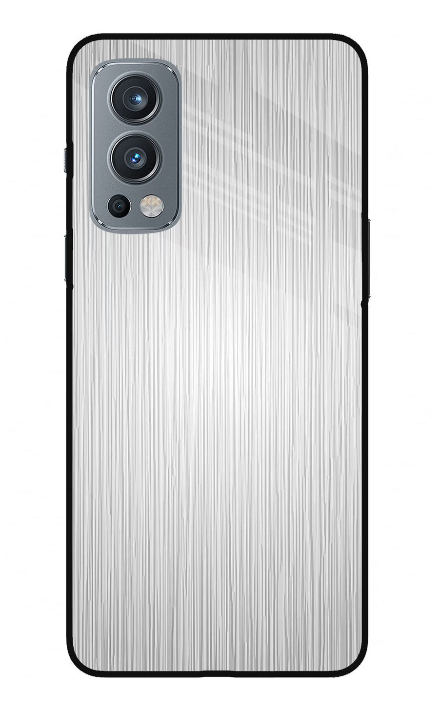 Wooden Grey Texture OnePlus Nord 2 5G Back Cover, Glass case