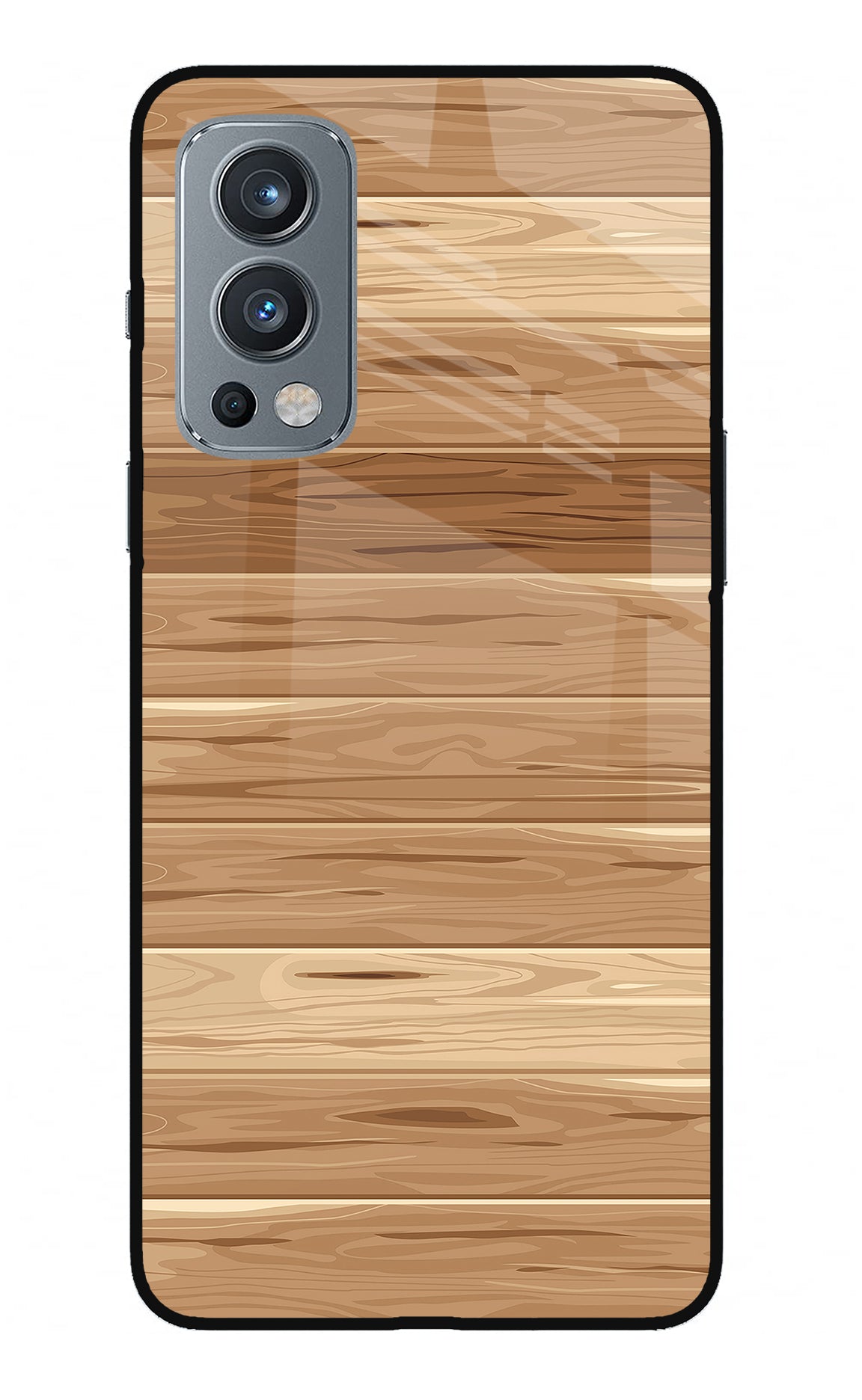 Wooden Vector OnePlus Nord 2 5G Glass Case