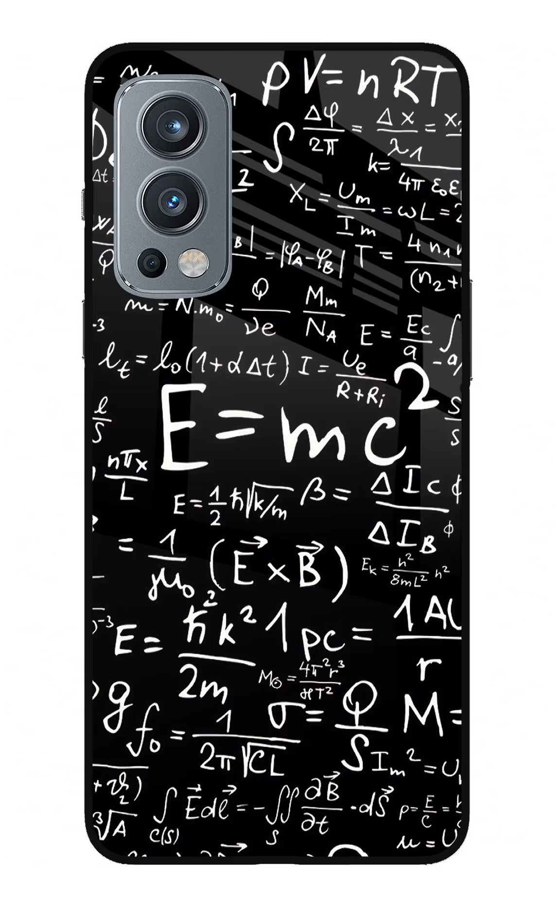 Physics Formula OnePlus Nord 2 5G Glass Case Back Cover by Casekaro