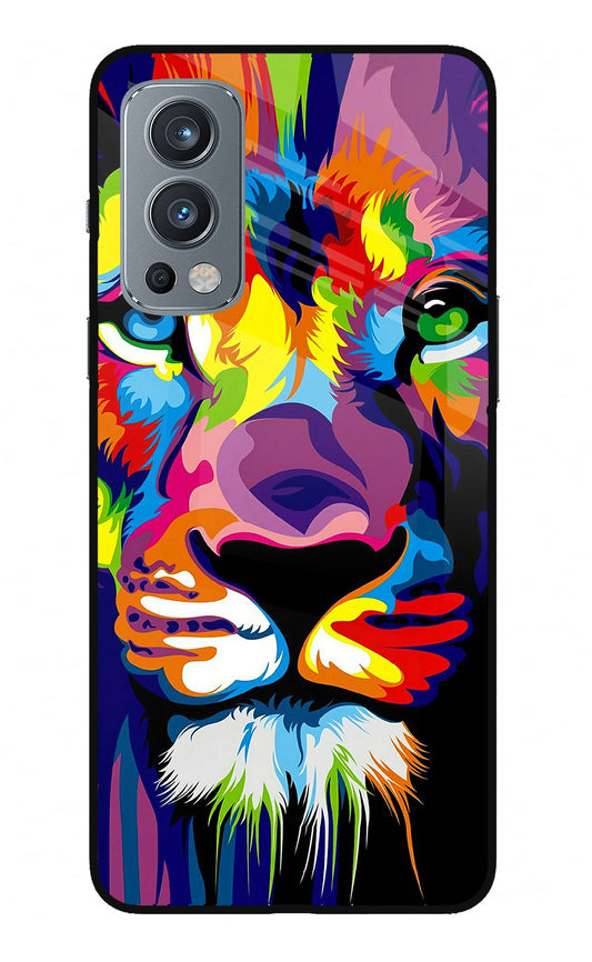 Lion OnePlus Nord 2 5G Glass Case