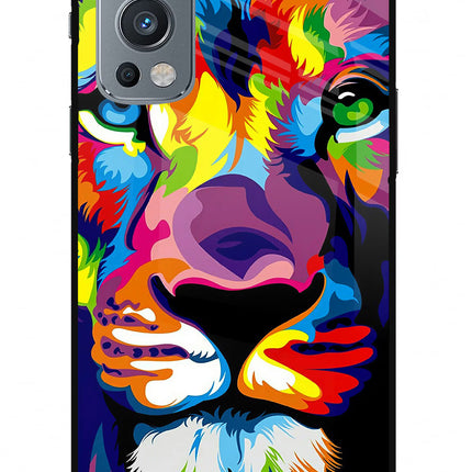 Lion OnePlus Nord 2 5G Glass Case