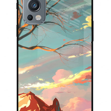 Scenery OnePlus Nord 2 5G Glass Case
