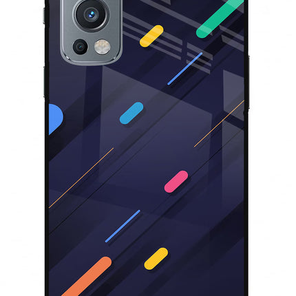 Abstract Design OnePlus Nord 2 5G Glass Case