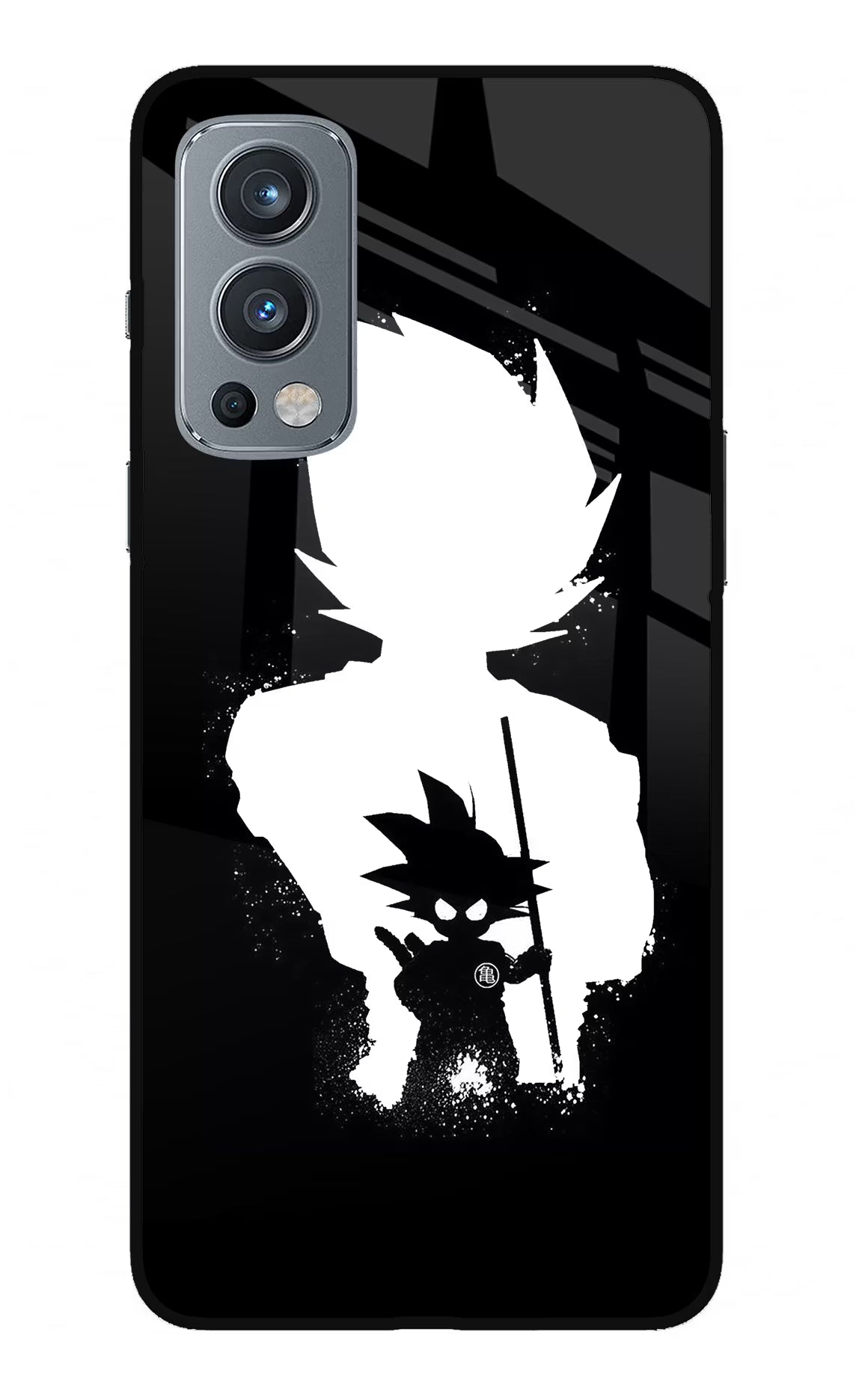 Goku Shadow OnePlus Nord 2 5G Glass Case Back Cover by Casekaro