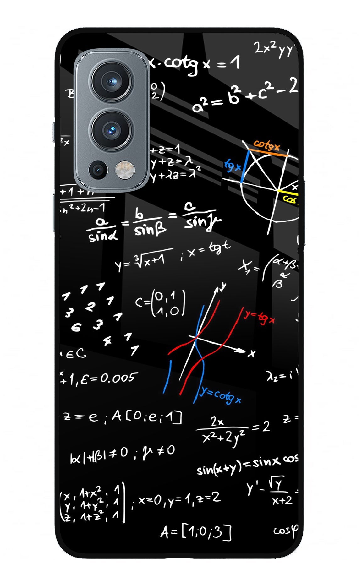 Mathematics Formula OnePlus Nord 2 5G Glass Case