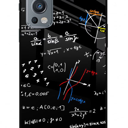 Mathematics Formula OnePlus Nord 2 5G Glass Case