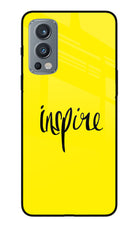 Inspire OnePlus Nord 2 5G Glass Case Back Cover by Casekaro