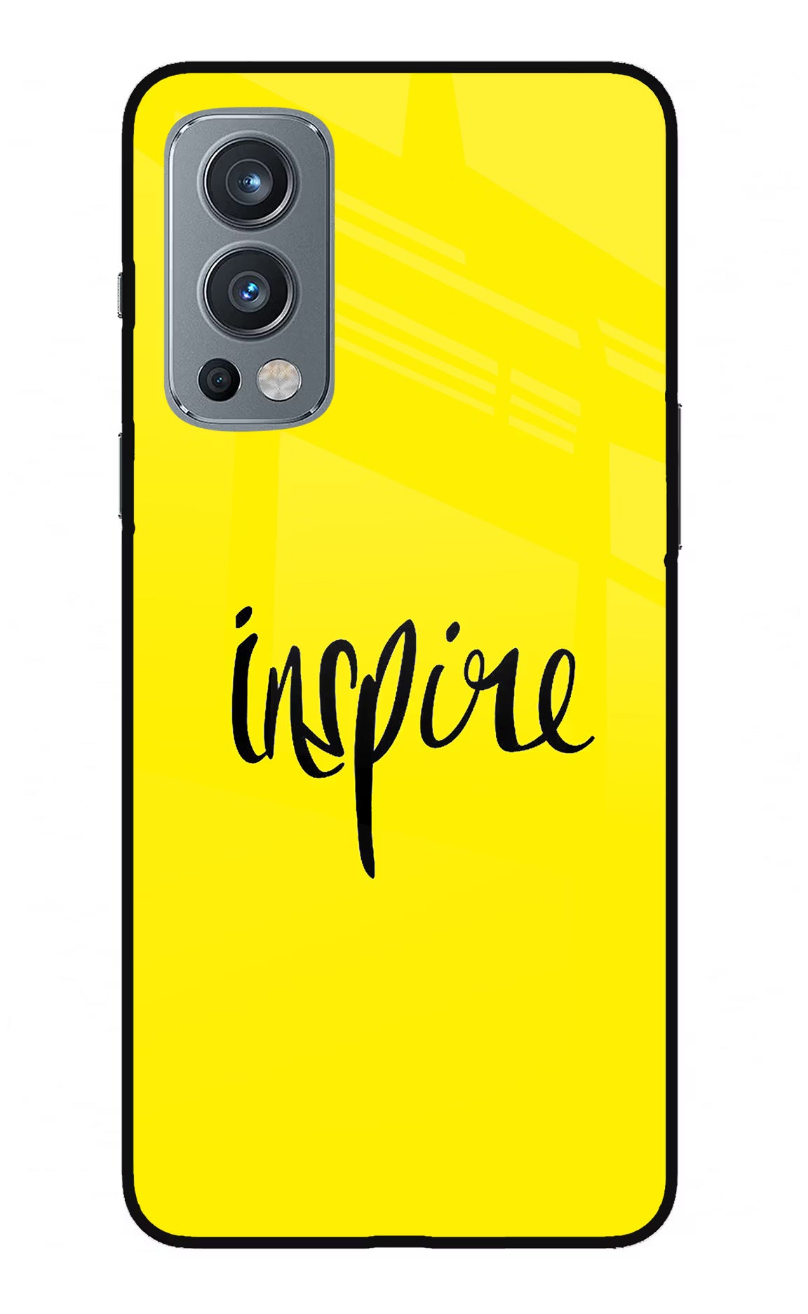 Inspire OnePlus Nord 2 5G Glass Case Back Cover by Casekaro